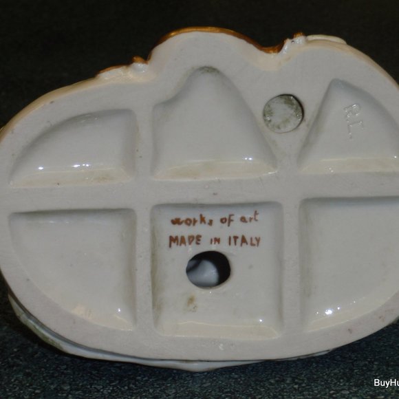 Giuseppe Cappe Statue Gruppo Vecchietti Figurine Capodimonte Old Couple In Love! - Picture 11 of 11